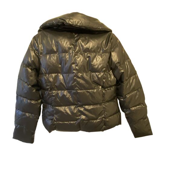 Marc New York Womens M/L Duck Down Feathers Fill Black Puffer Jacket Winter Coat - Picture 11 of 11
